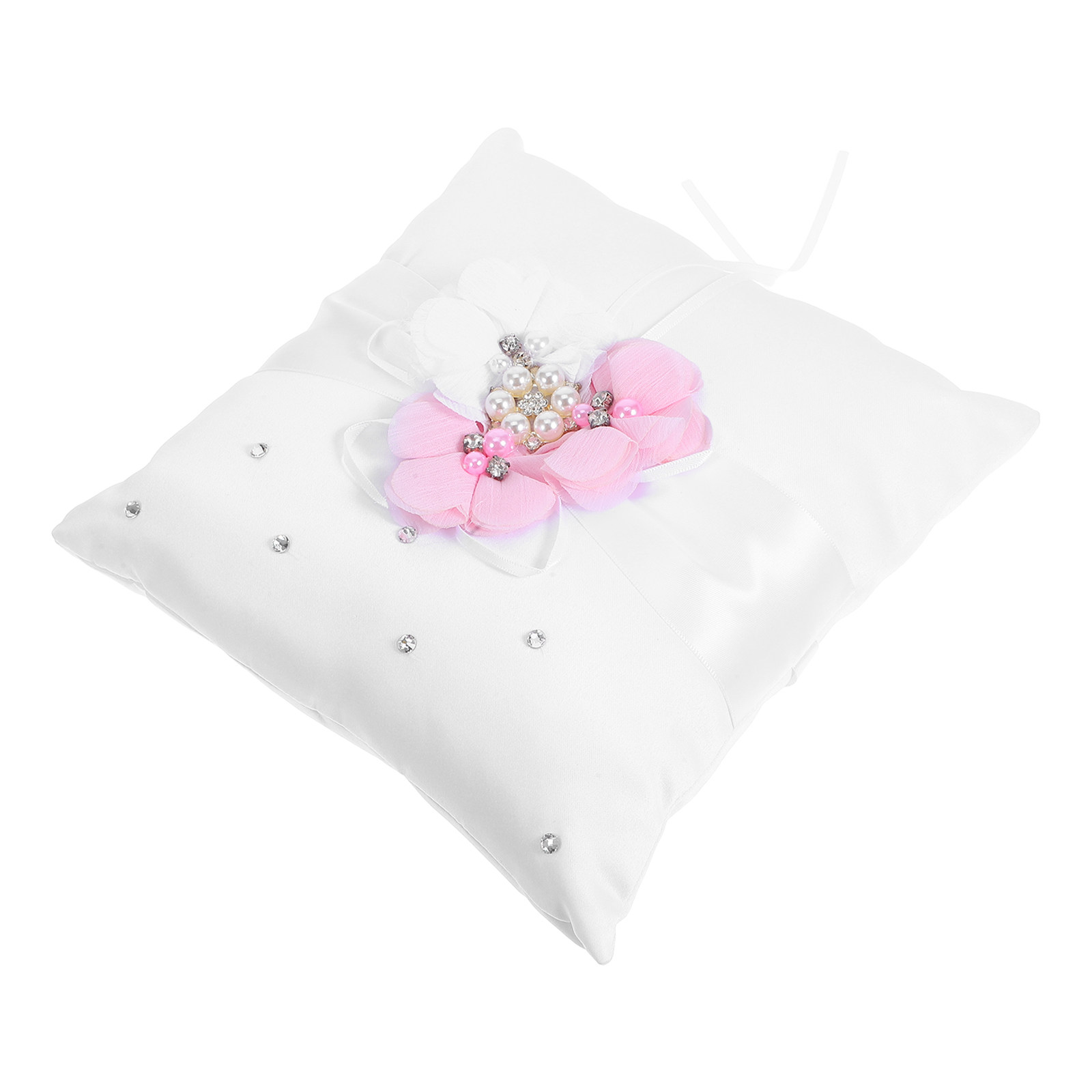 Ring Bearer Pillow - Wedding Ring Pillow Elegant Pearl Flower
