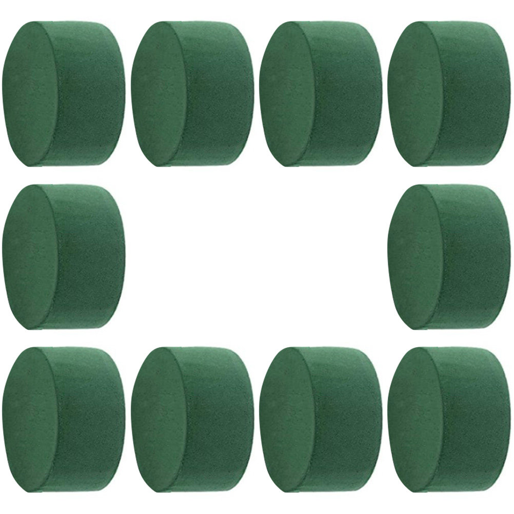 Wedding Water Supply - 10Pcs Round Flower Mud Floral Blocks