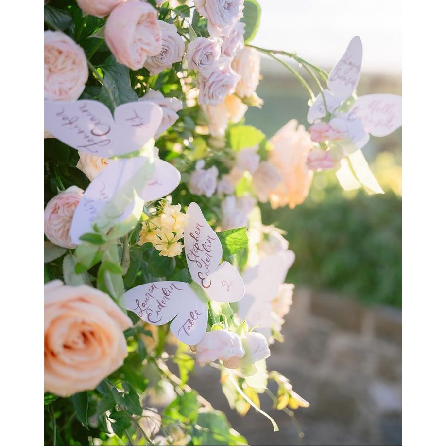 Custom Elegant Butterfly Menu  – Wedding Supply Business Bewertung und Preis