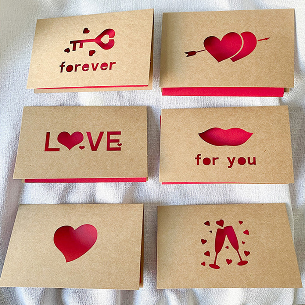 Love Gift Cards Red Kraft Pape – Wedding Supply Business Bewertung und Preis