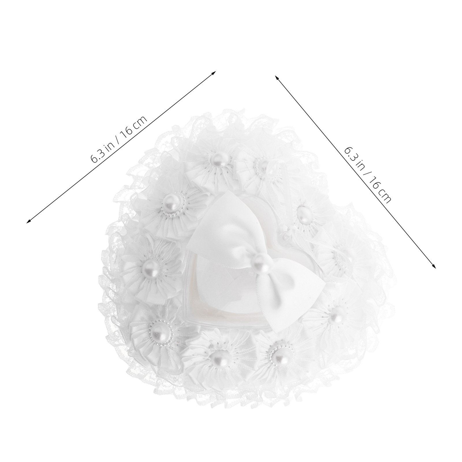 Heart-Shaped Wedding Ring Pill – Ring Bearer Pillow Bewertung und Preis