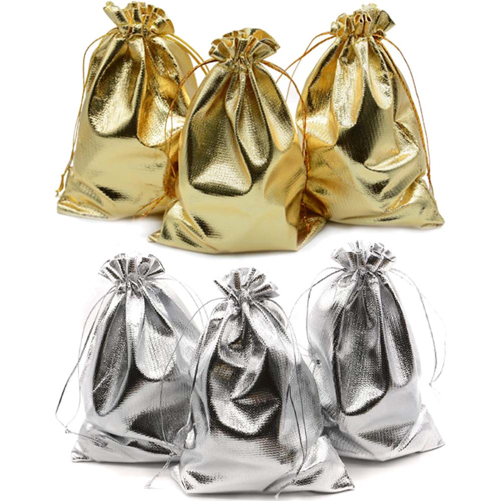 50Pcs Gold Silver Drawstring O – Wedding Supply Business Bewertung und Preis