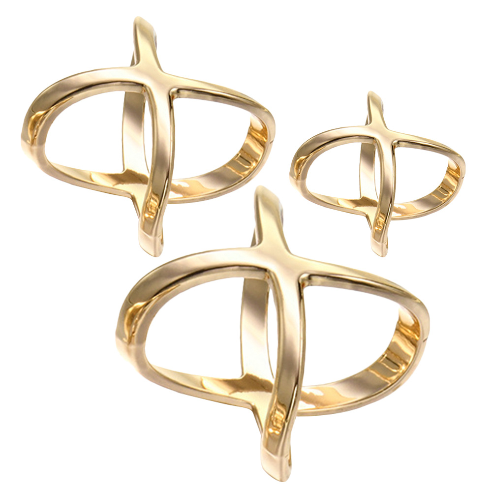 3pcs X Shaped Alloy Scarf Ring – Wedding Zone Bewertung und Preis