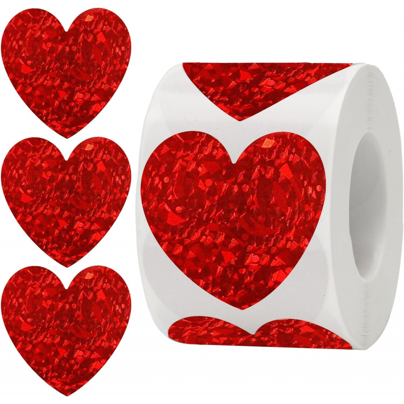Heart Stickers - 500Pcs Valent – Wedding Envelopes Bewertung und Preis