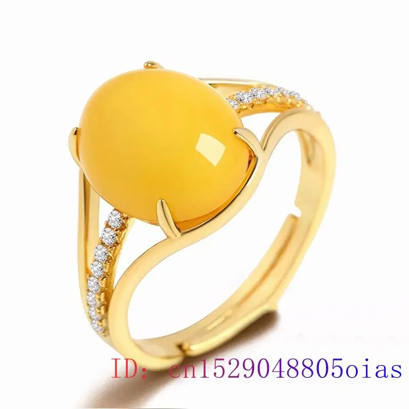 Yellow Amber Ring Fashion Luck – Wedding Zone Bewertung und Preis