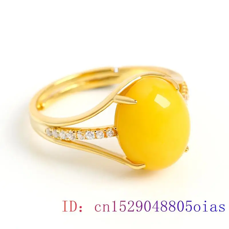 Yellow Amber Ring Fashion Luck – Wedding Zone Bewertung und Preis