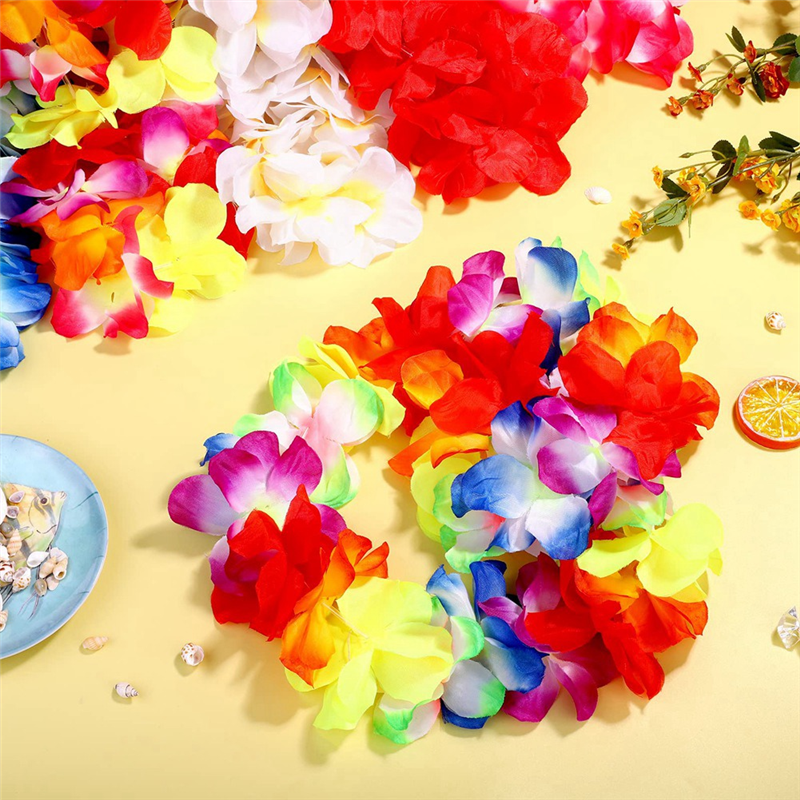 ABLN-6Pcs Hawaiian Leis Neckla – Wedding Supply Bulk Bewertung und Preis