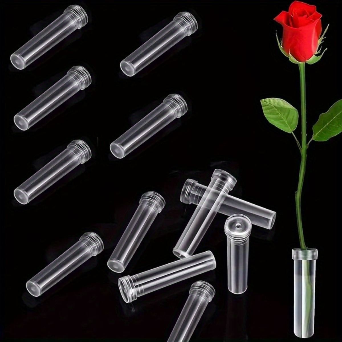 10Pc Transparent Plastic Flora – Wedding Water Supply Bewertung und Preis