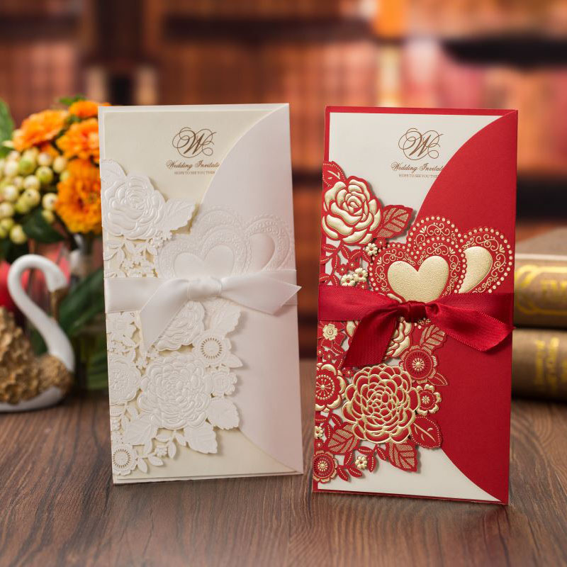 5/10Pcs Laser Cut Wedding Invi – Wedding Supply Business Bewertung und Preis