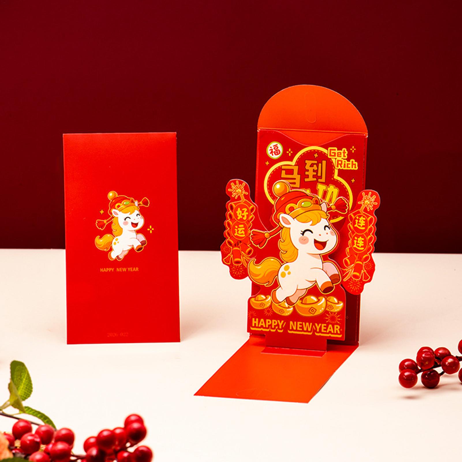 Red Envelopes 2026 3D Lunar Ba – Wedding Envelopes Bewertung und Preis