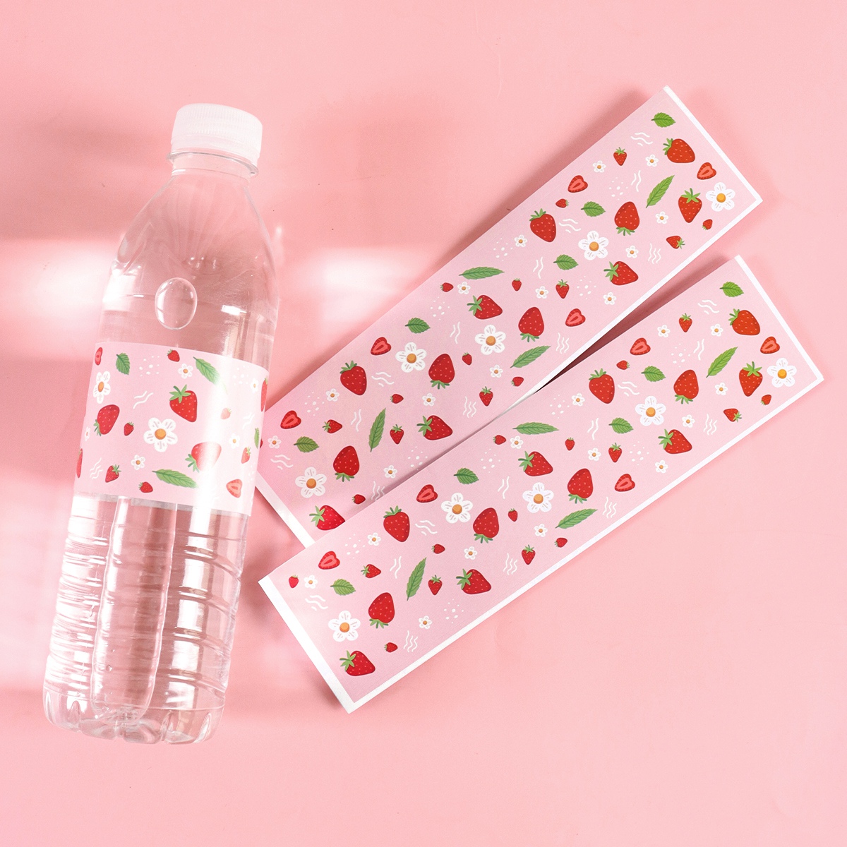 10pcs Strawberry Water Bottle  – Wedding Water Supply Bewertung und Preis