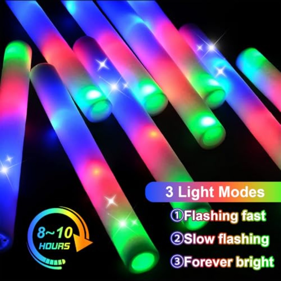 118PCS Foam Glow Sticks Bulk P – Wedding Supply Bulk Bewertung und Preis