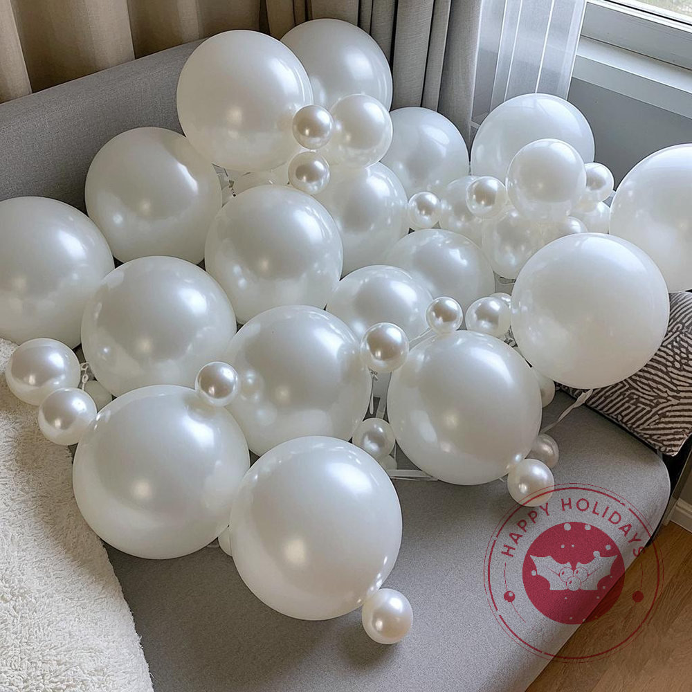 5/10/12inch Pearl White Balloo – Wedding Supply Wholesale Bewertung und Preis