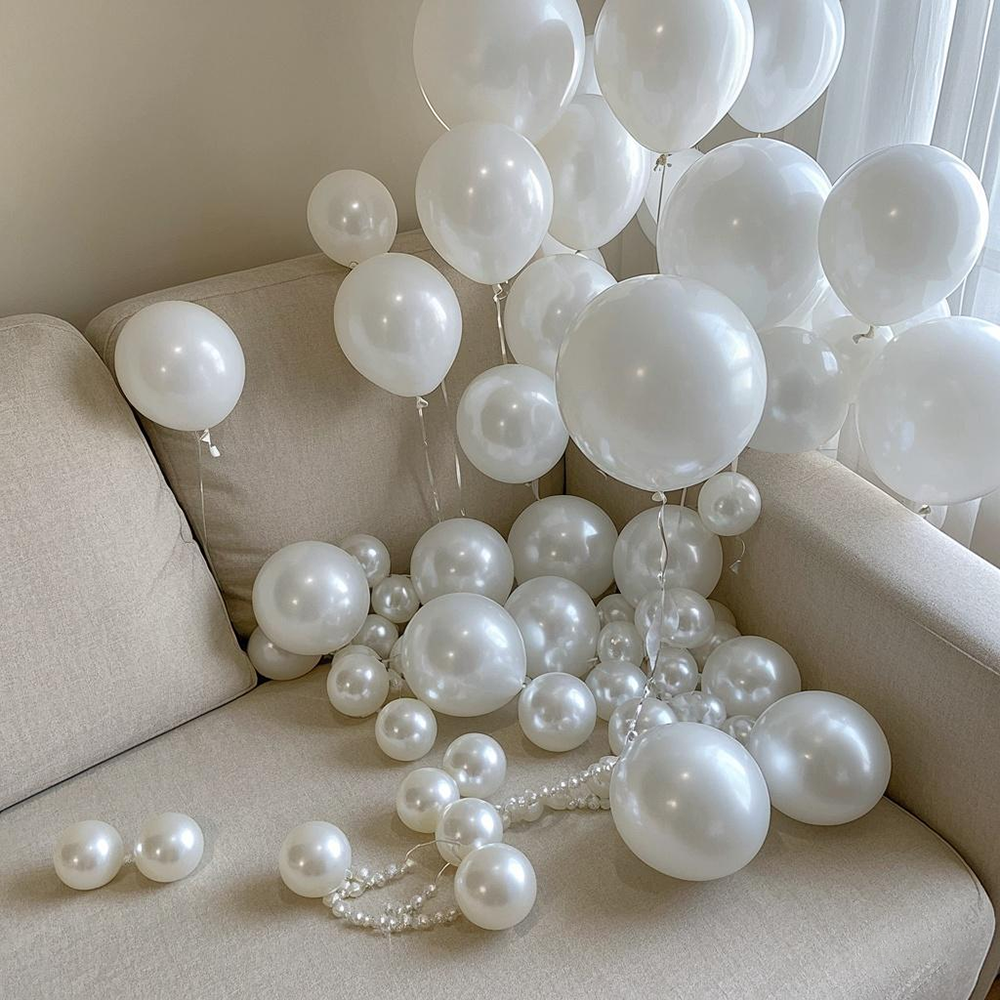 5/10/12inch Pearl White Balloo – Wedding Supply Wholesale Bewertung und Preis
