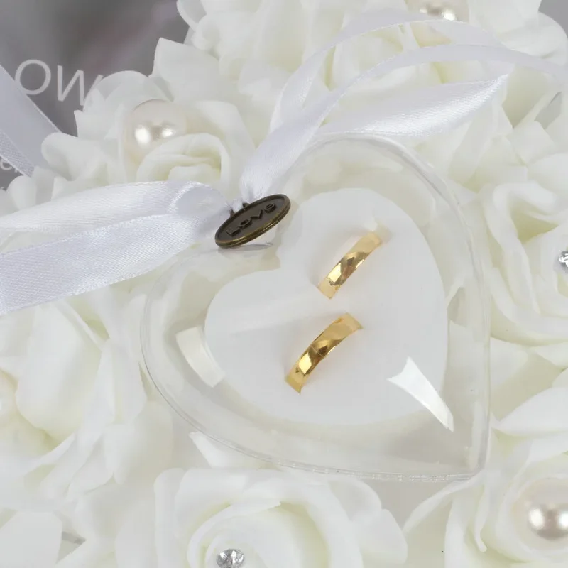 White Ring Bearer Pillow Cushi – Ring Bearer Pillow Bewertung und Preis