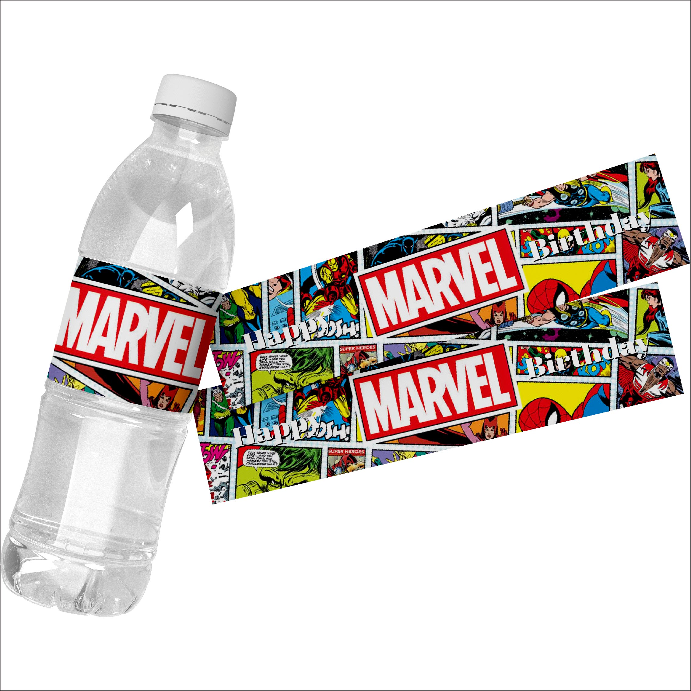 6pcs  Super Hero Theme Water B – Wedding Water Supply Bewertung und Preis