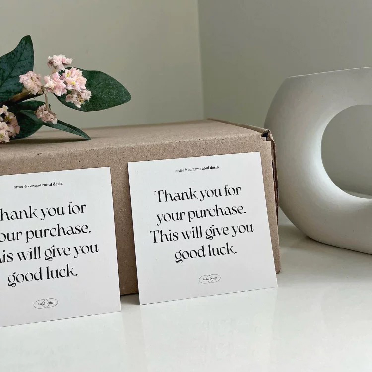 Custom Thank You Card For Smal – Wedding Supply Business Bewertung und Preis