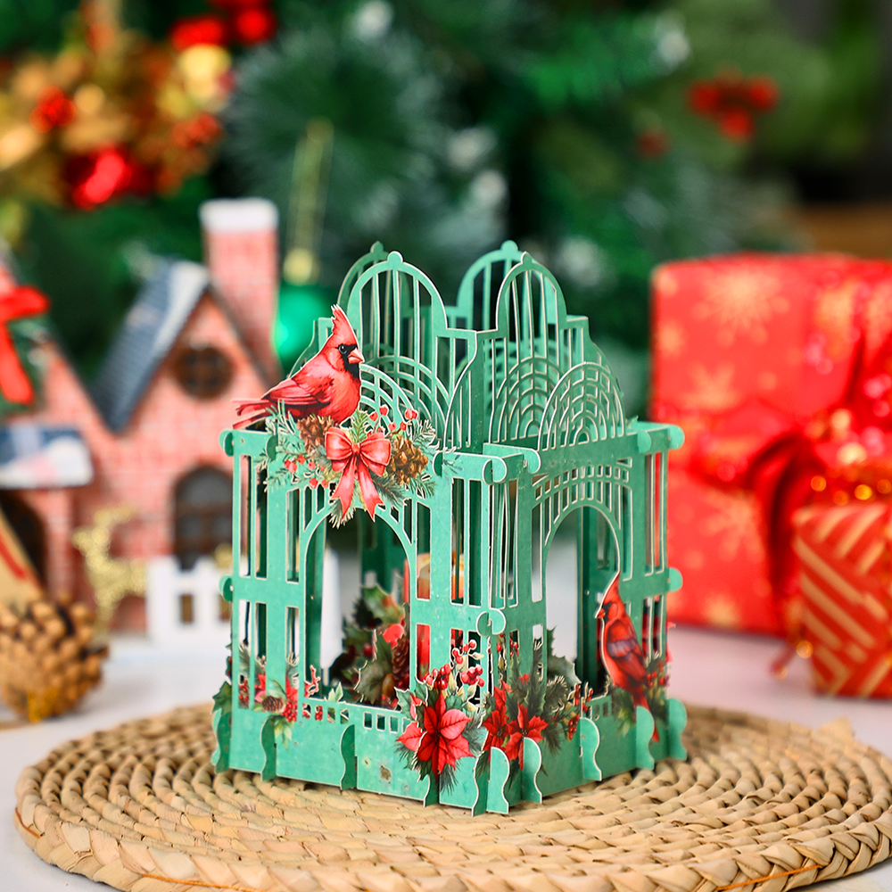 Christmas Poinsettia 3D Box Ca – Wedding Supply Business Bewertung und Preis