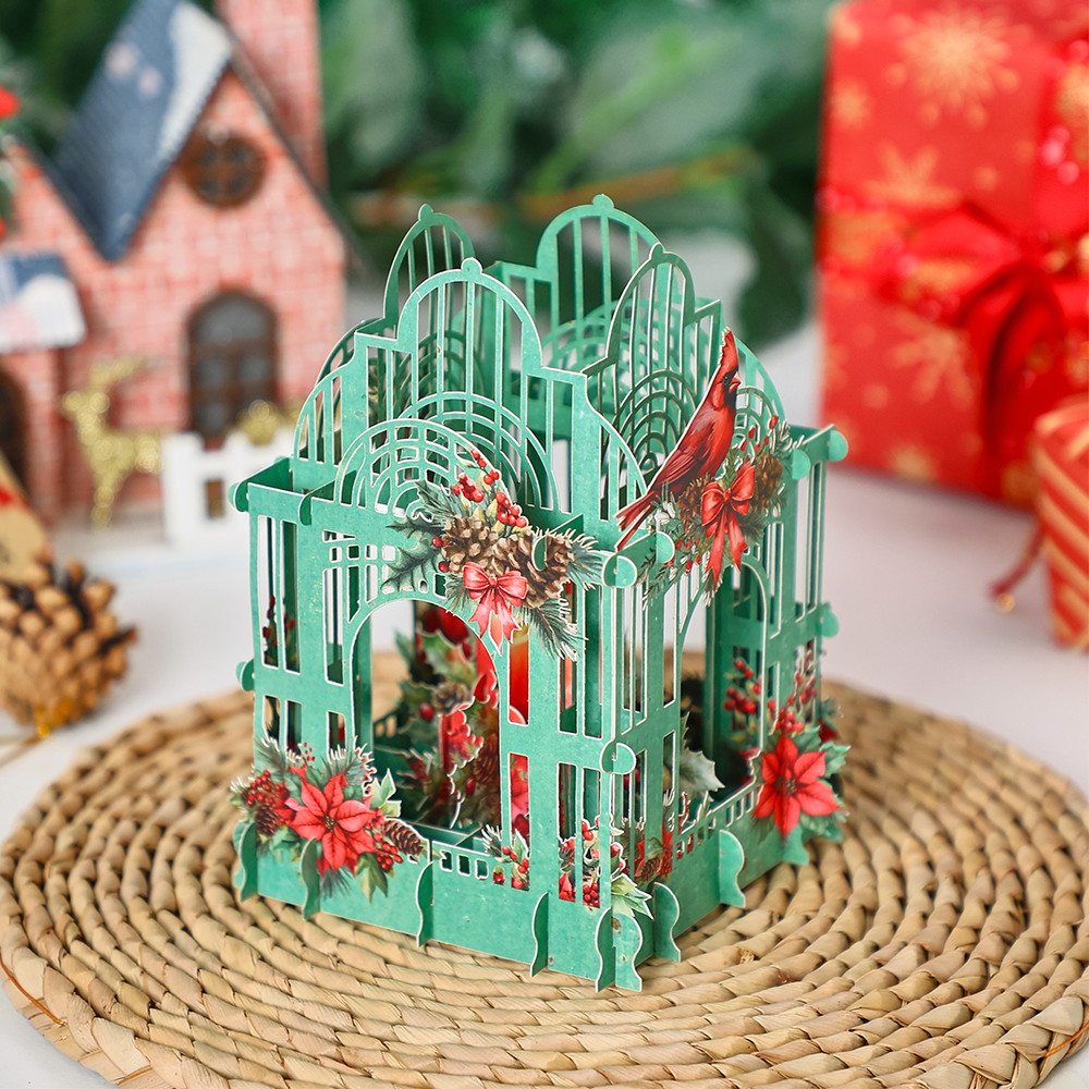 Christmas Poinsettia 3D Box Ca – Wedding Supply Business Bewertung und Preis