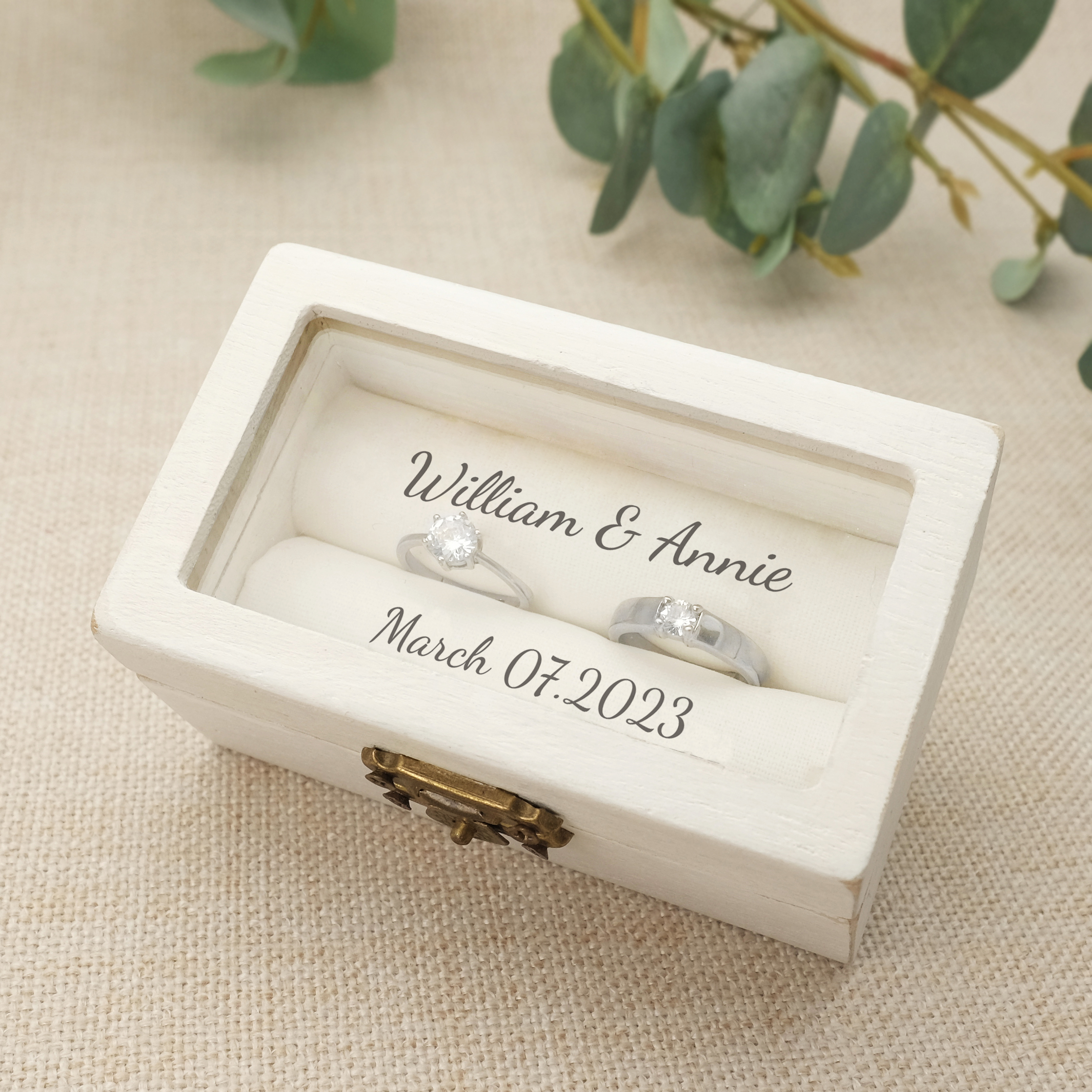 Personalised Wedding Ring Box, – Ring Bearer Pillow Bewertung und Preis