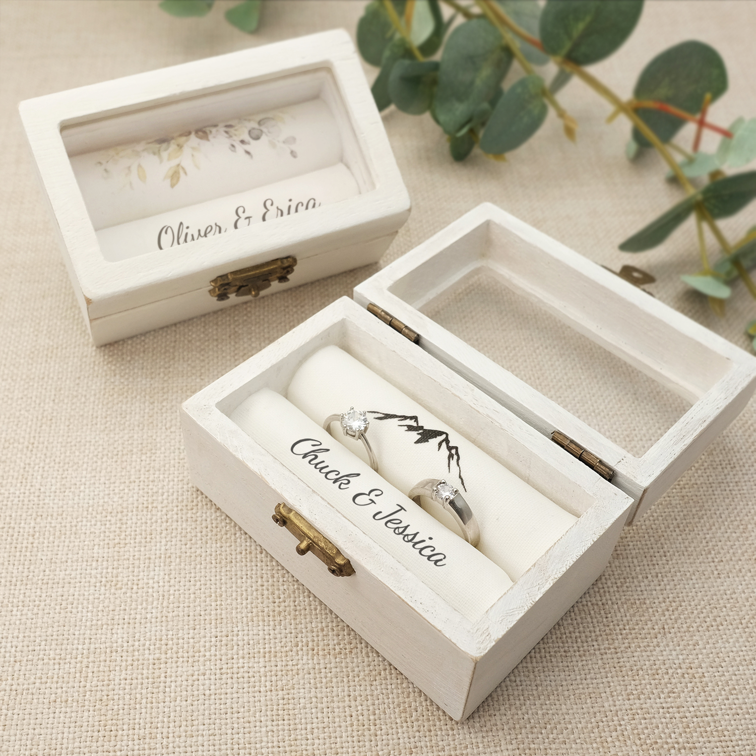 Personalised Wedding Ring Box, – Ring Bearer Pillow Bewertung und Preis