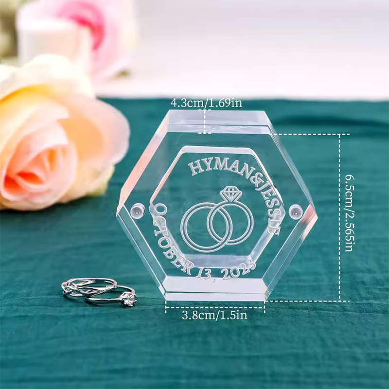 Personalized Wedding Acrylic R – Ring Bearer Pillow Bewertung und Preis