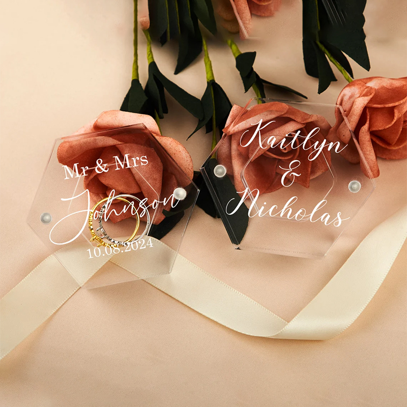 Personalized Wedding Acrylic R – Ring Bearer Pillow Bewertung und Preis