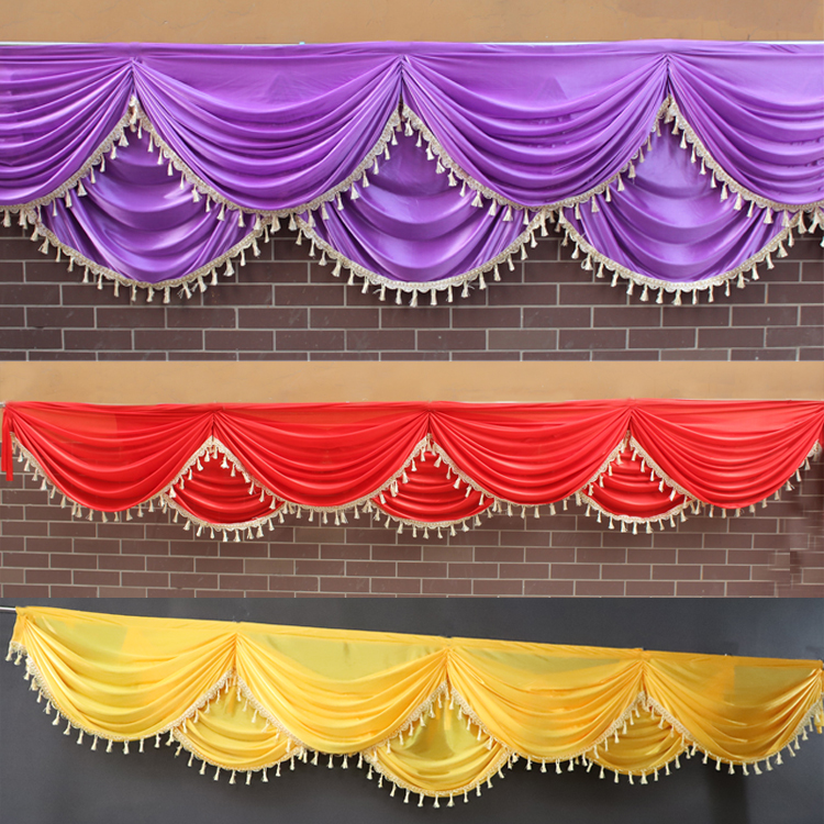 3/6M Faux Silk Swag Drape For  – Wedding Supply Wholesale Bewertung und Preis