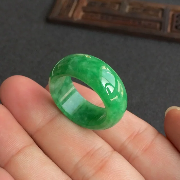 Natural Green Jade Ring Jadeit – Wedding Zone Bewertung und Preis