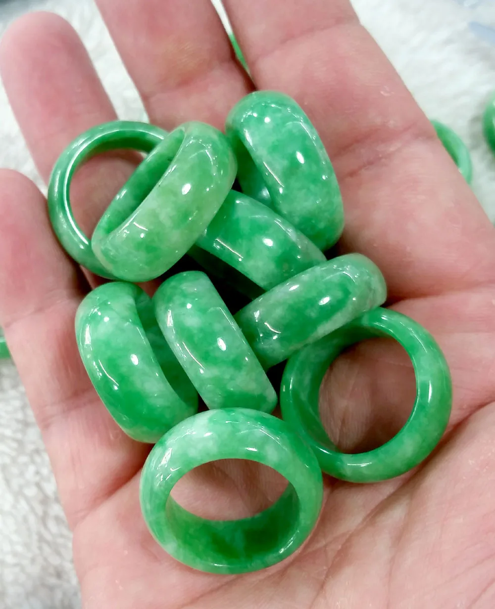 Natural Green Jade Ring Jadeit – Wedding Zone Bewertung und Preis