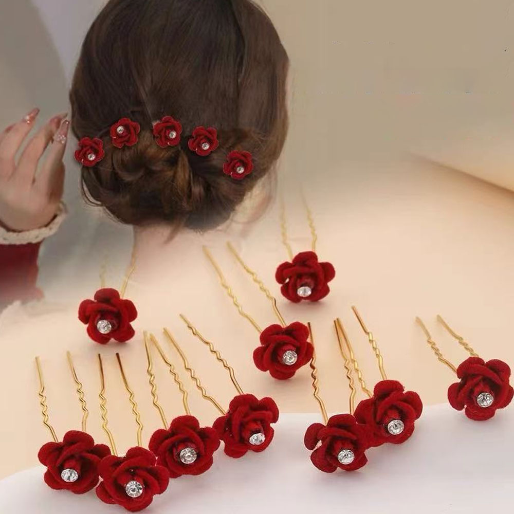 10Pcs Rose Hair Accessories We – Wedding Supply Store Bewertung und Preis