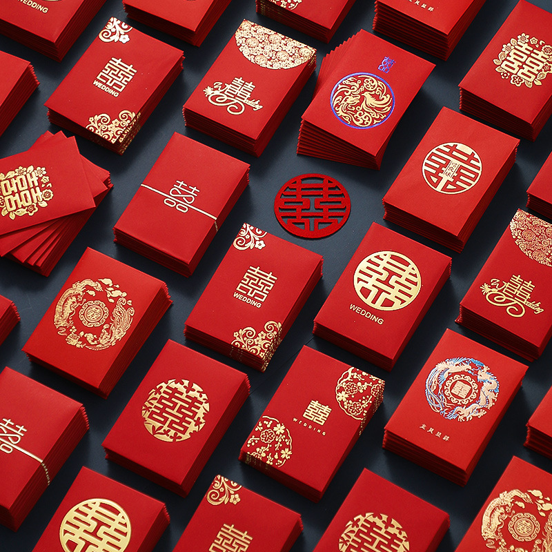 50pcs Chinese New Year Red Env – Wedding Envelopes Bewertung und Preis
