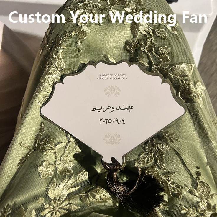 Custom Luxury Wedding Fan Pers – Wedding Supply Business Bewertung und Preis