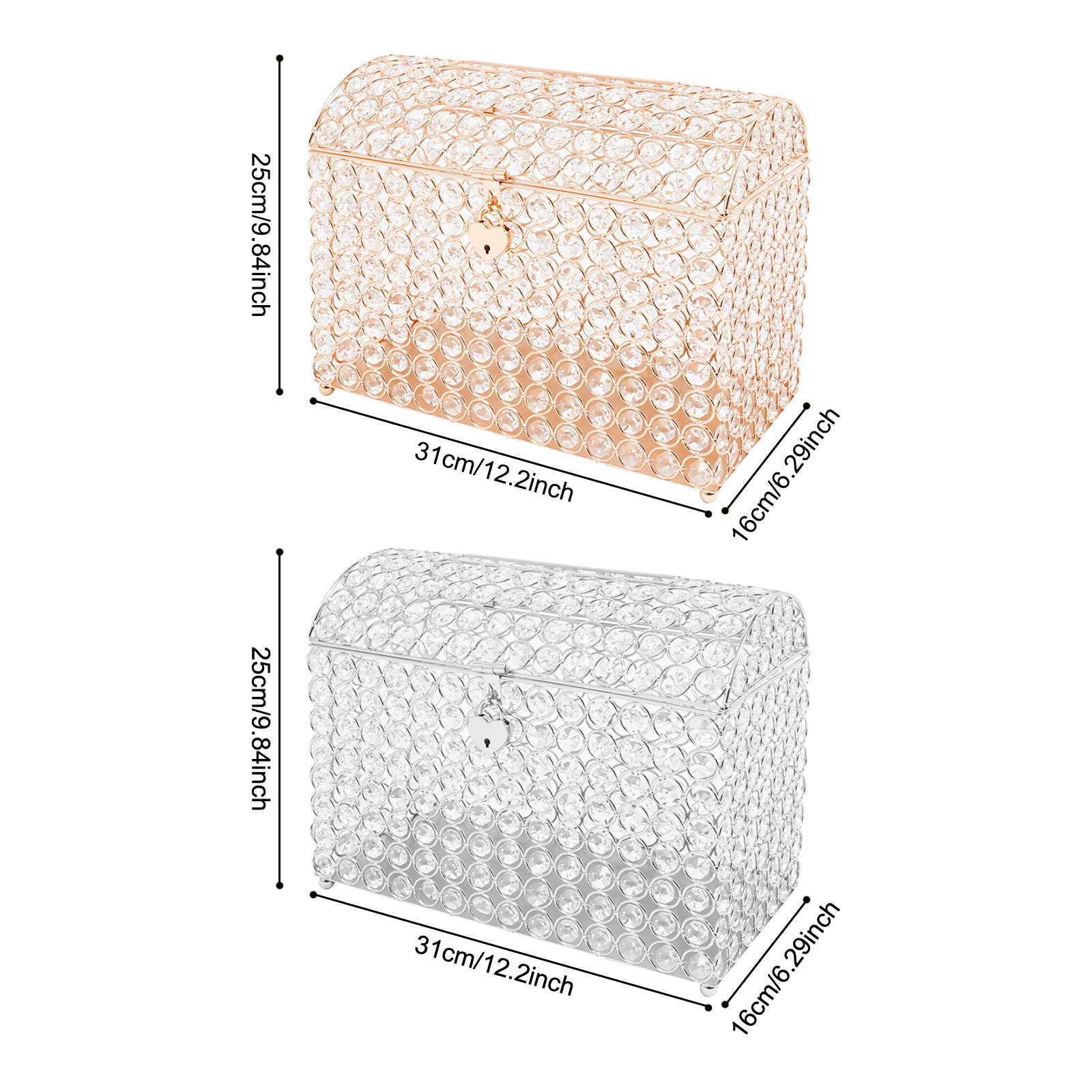 Wedding Card Box w/ Lock Weddi – Wedding Supply Business Bewertung und Preis