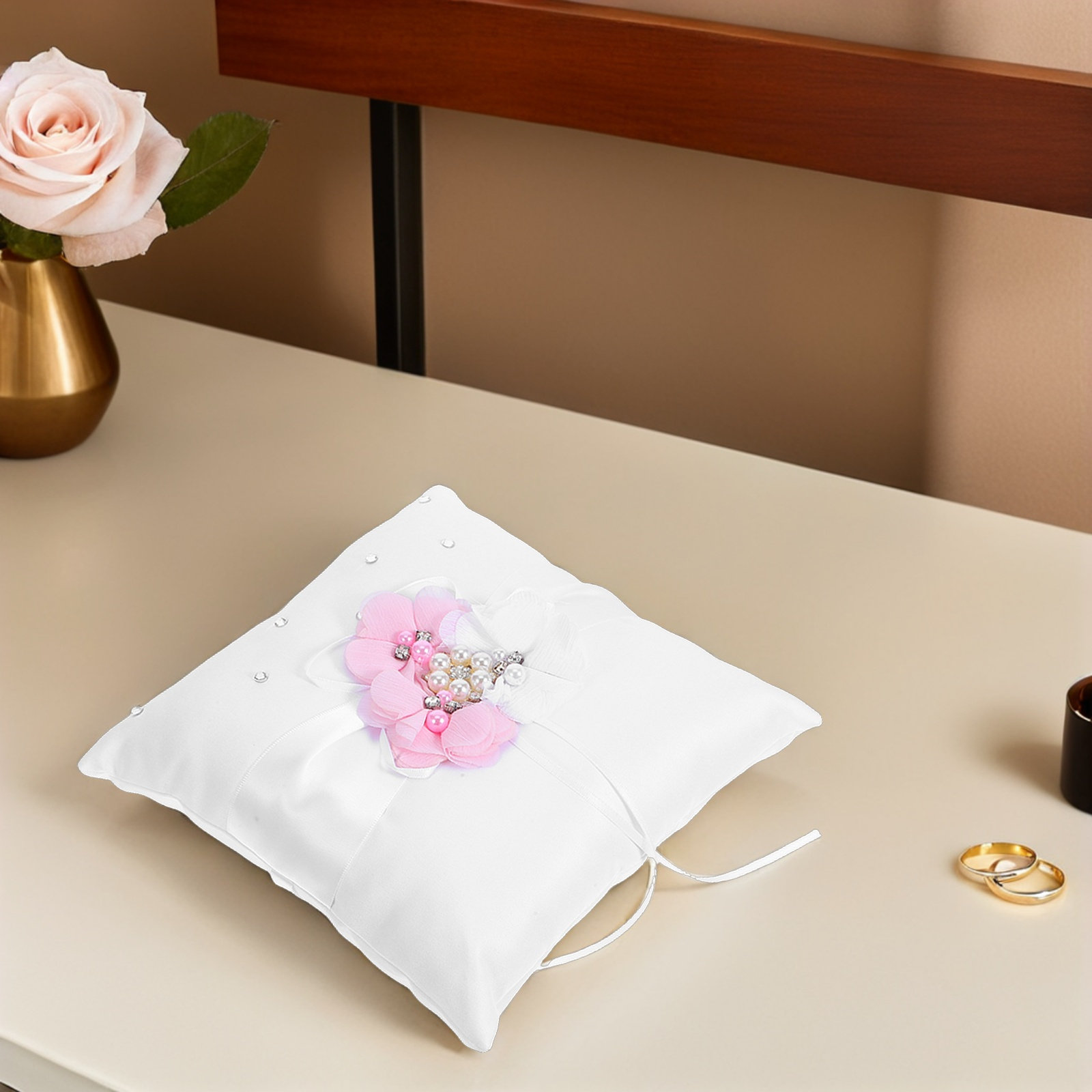 Wedding Ring Pillow Elegant Pe – Ring Bearer Pillow Bewertung und Preis