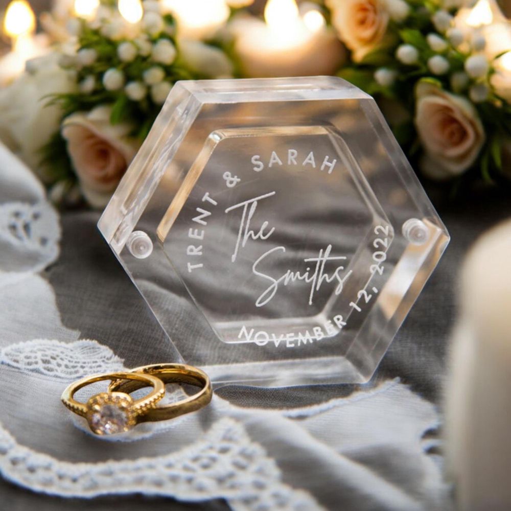 Personalized Wedding Gift Acry – Ring Bearer Pillow Bewertung und Preis