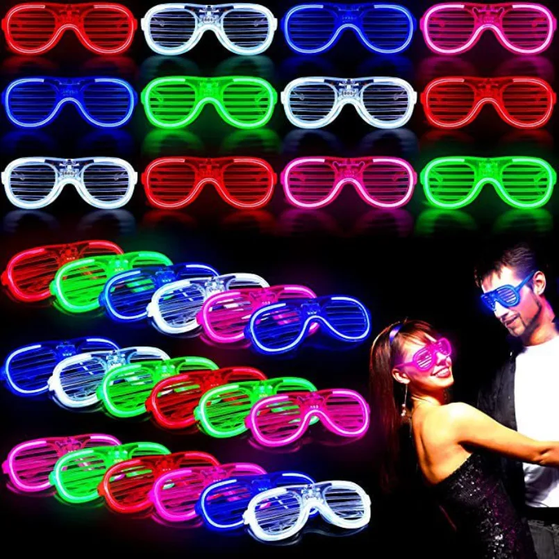 10-30Pcs Light Up LED Glasses  – Wedding Supply Bulk Bewertung und Preis