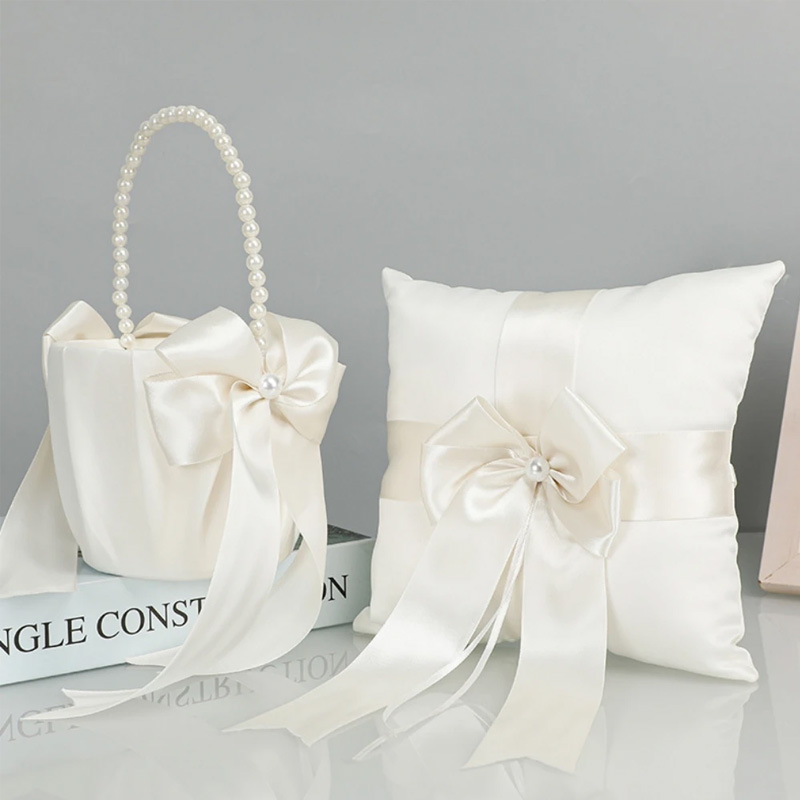 Flower Girl Basket Ring Bearer – Ring Bearer Pillow Bewertung und Preis