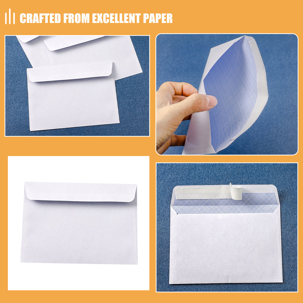 100Pcs Letter Size White Envel – Wedding Envelopes Bewertung und Preis