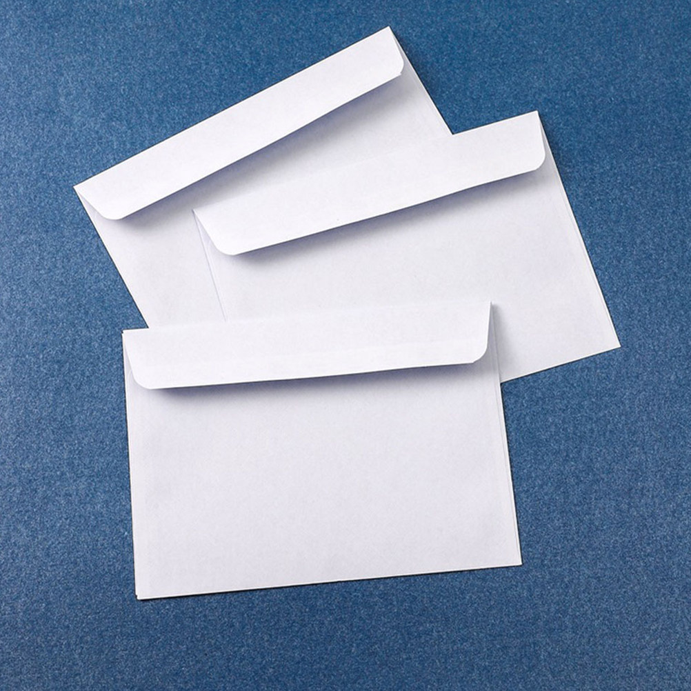 100Pcs Letter Size White Envel – Wedding Envelopes Bewertung und Preis