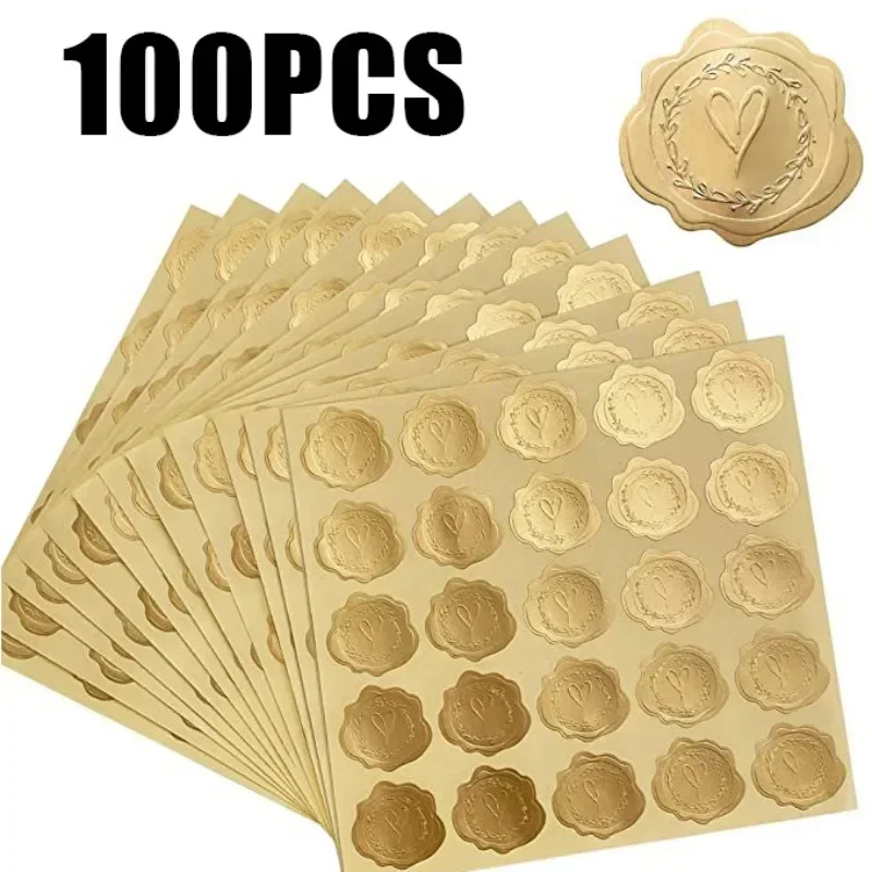 25/100Pcs Gold Embossed Heart  – Wedding Envelopes Bewertung und Preis