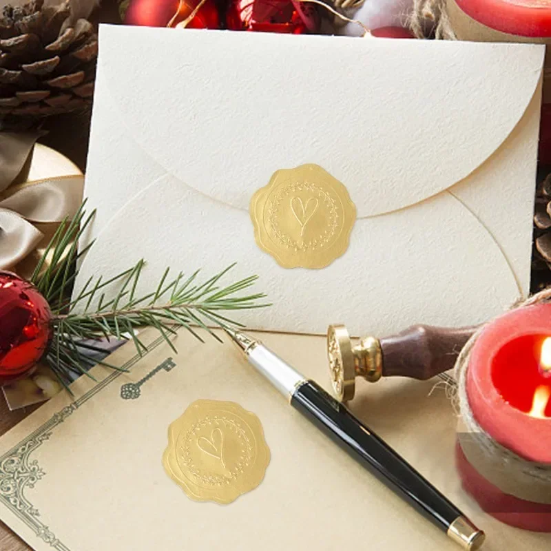 25/100Pcs Gold Embossed Heart  – Wedding Envelopes Bewertung und Preis