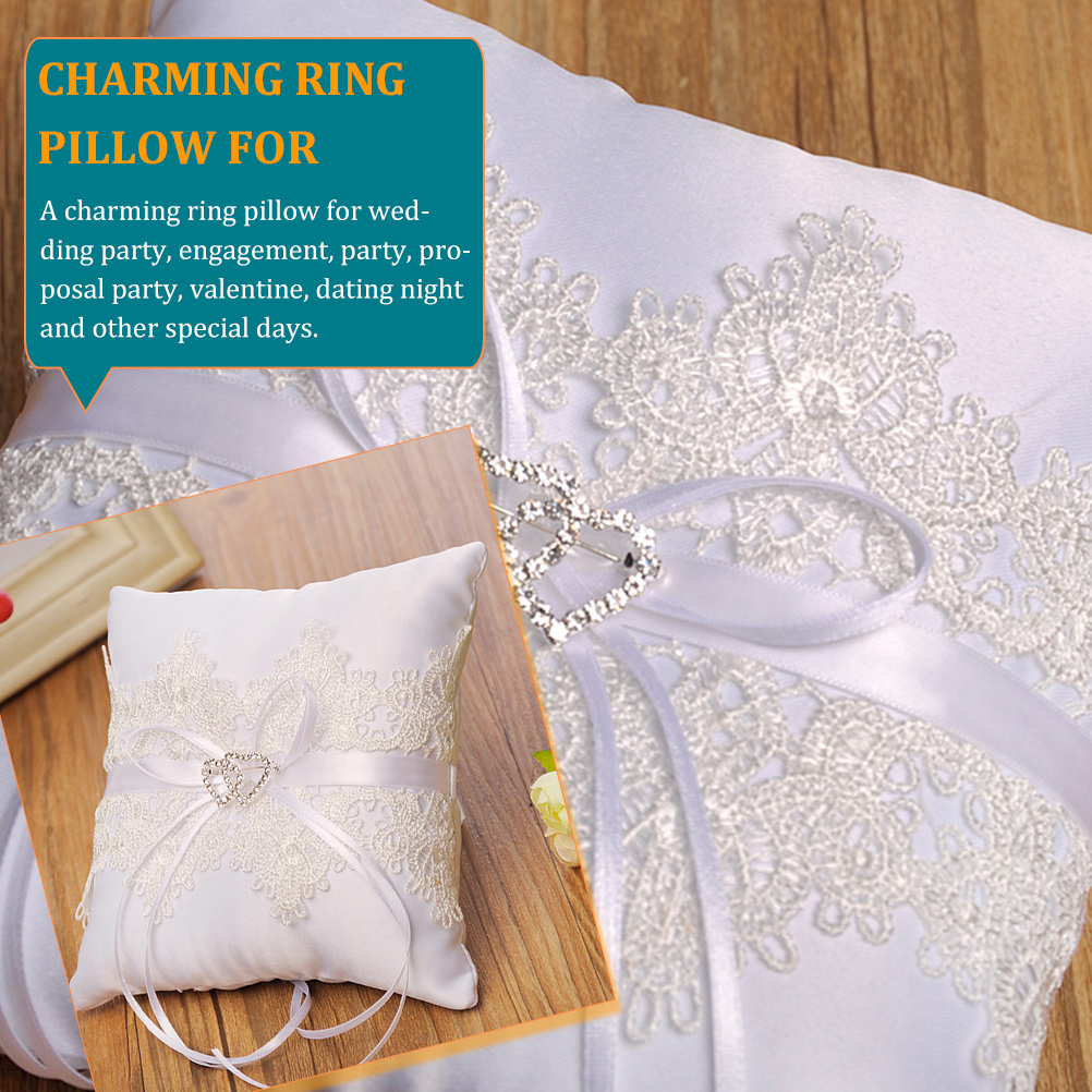 Lace Ring Pillow Club Decorati – Ring Bearer Pillow Bewertung und Preis