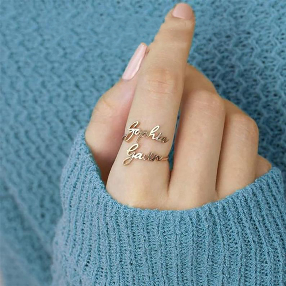 Personalized Custom  Name Ring – Wedding Zone Bewertung und Preis