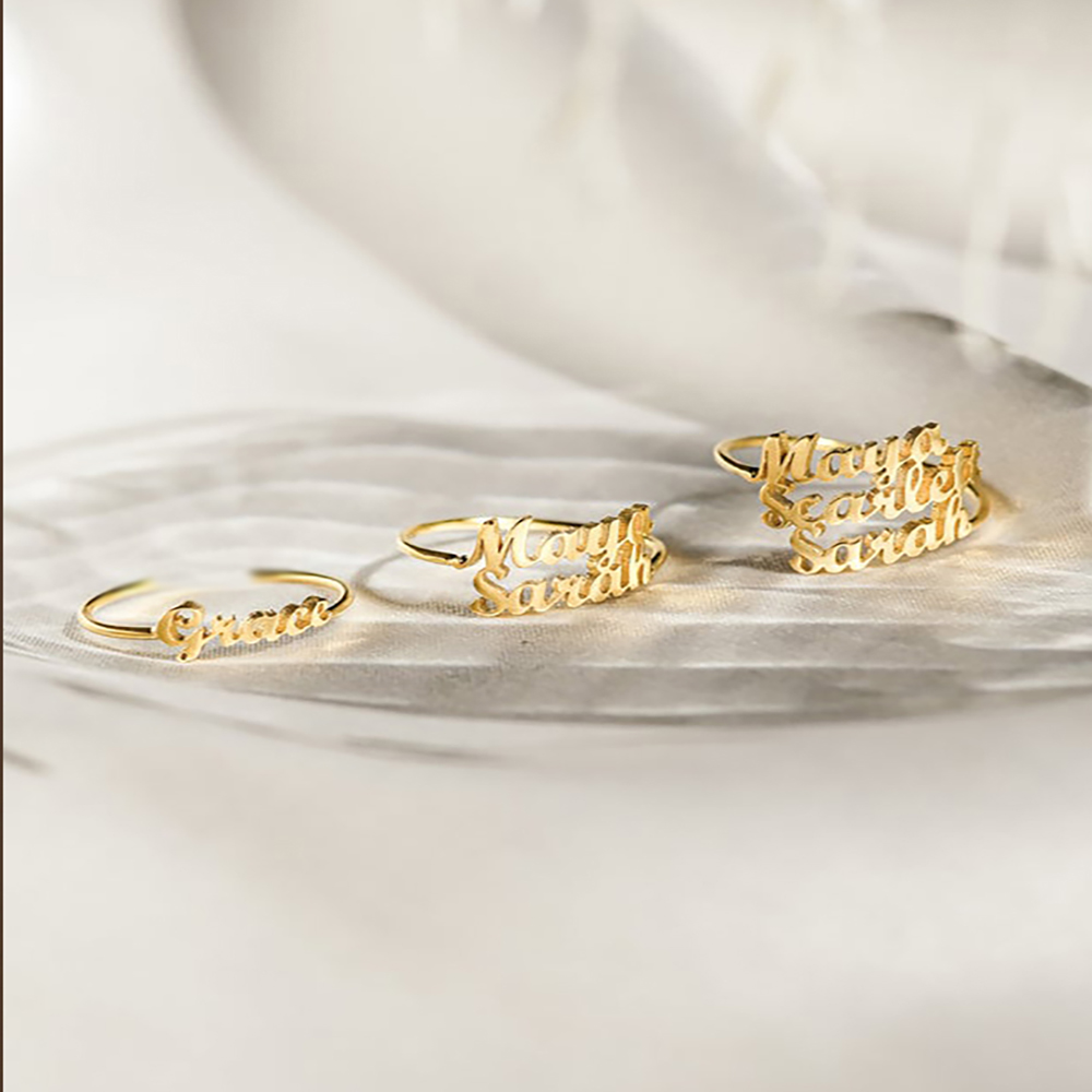 Personalized Custom  Name Ring – Wedding Zone Bewertung und Preis