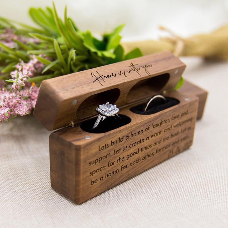 ZB91 Fashion Wood Ring Box for – Ring Bearer Pillow Bewertung und Preis
