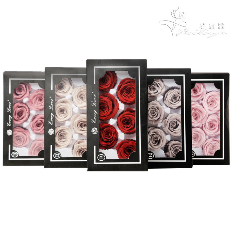 6pcs Eternal Rose Flower Heads – Wedding Supply Bulk Bewertung und Preis