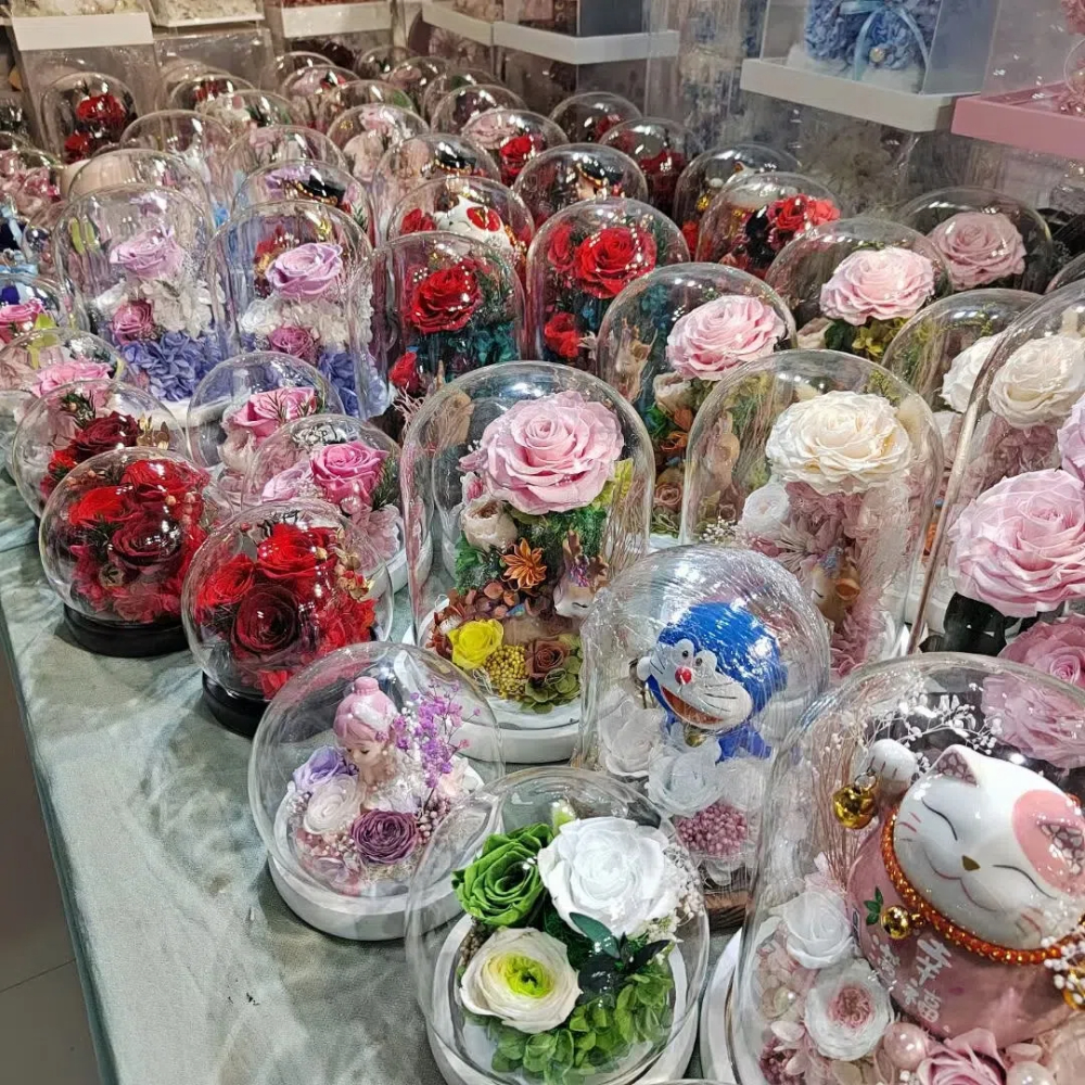 6pcs Eternal Rose Flower Heads – Wedding Supply Bulk Bewertung und Preis