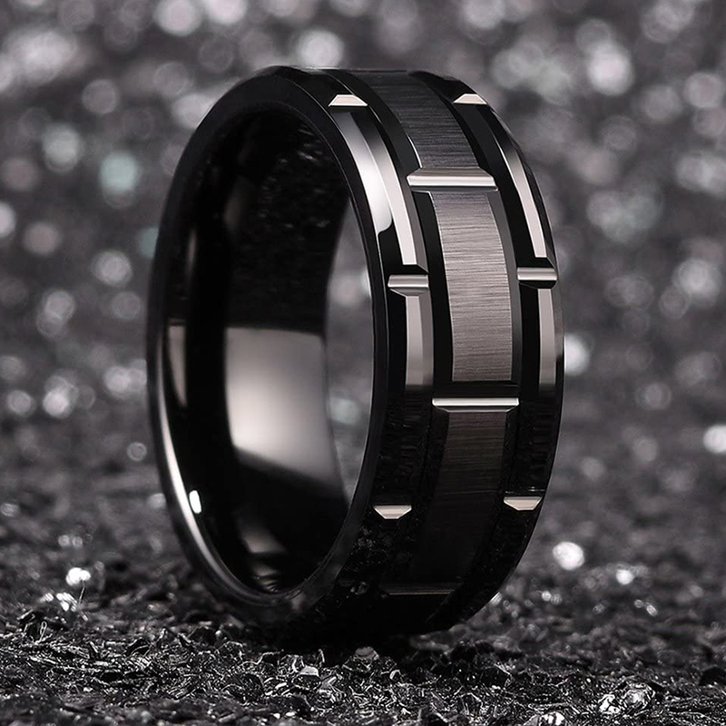Fashion Men 8MM Stainless Stee – Wedding Zone Bewertung und Preis