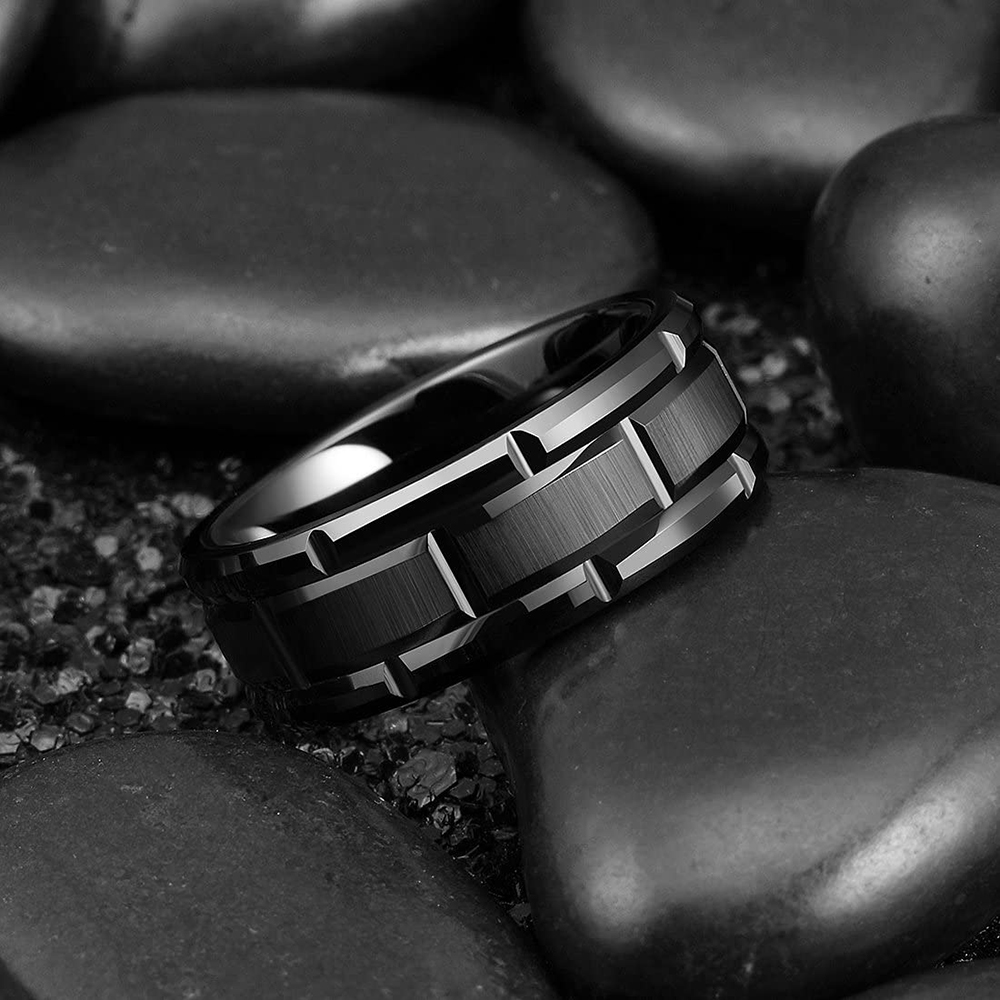 Fashion Men 8MM Stainless Stee – Wedding Zone Bewertung und Preis